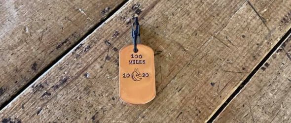 Custom Handstamped Mileage Tag